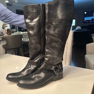 Frye Black Leather Boots